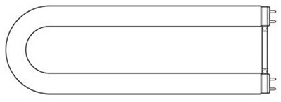 Fluorescent U-Shaped Bulb, Cool White, 31-Watt