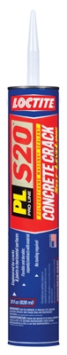 PL S20 Concrete Crack Polyurethane Sealant, Limestone Gray, 28-oz. Cartridge