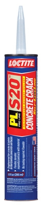 PL S20 Concrete Crack Polyurethane Sealant, Limestone, 10-oz. Cartridge
