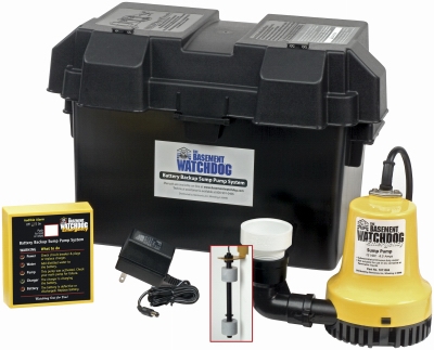 Emergency Battery-Backup Sump Pump