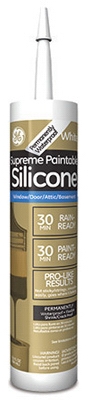 Interior/Exterior Sealant, White,  9-oz.