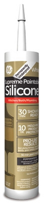 Supreme Paintable 9-oz. Kitchen & Bath Caulk, White