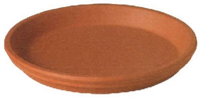Natural Terra Cotta Saucer, 4.25-In.