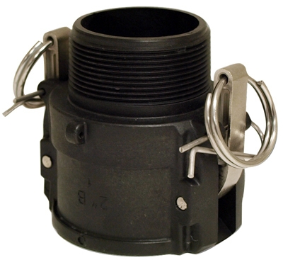 Cam & Groove Coupling, Polypropylene, Part B, 2-In.