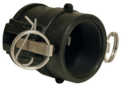 Cam & Groove Coupling, Polypropylene, Part D, 2-In.