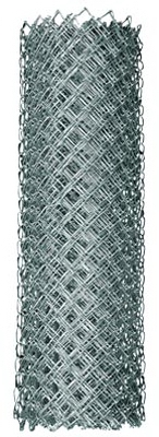 Chain Link Fence Fabric, Galvanized, 12.5-Ga., 60-In. x 50-Ft.
