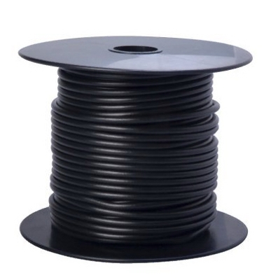 Primary Wire, Black PVC, 14-Ga. Stranded Copper, 100', Sold In Store by the Foot