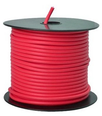 Primary Wire, Red PVC, 12-Ga. Stranded Copper, 100', Sold In Store by the Foot