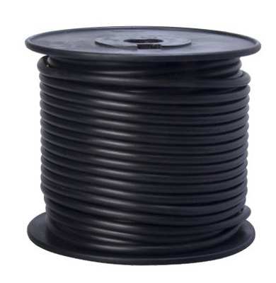 Primary Wire, Black PVC, 10-Ga. Stranded Copper, 100', Sold In Store by the Foot