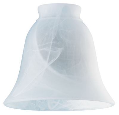 Milky White Glass Ceiling Fan Light Shades, Must Purchase in Quantities of 6