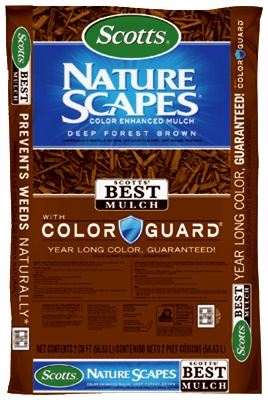 Nature Scapes Color-Enhanced Mulch, Forest Brown, 2-Cu. Ft.