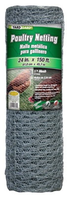 Galvanized Poultry Netting, 24-In. x 150-Ft.