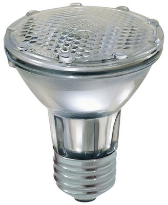 Flood Light Bulb, Halogen, Indoor, Par 20, 38-Watt