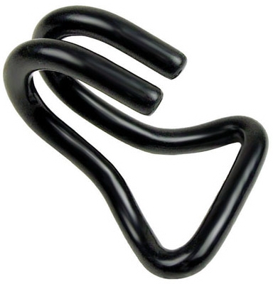 Split Center J-Hook, Vinyl Coated