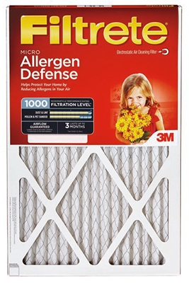 Filtrete Furnace Filter, Allergen Defense Red Micro Pleated, 14x25x1-In., 2-Pk., Must Purchase in Quantities of 3