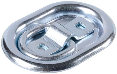 Heavy Duty 4 inch Oval Plate Anchor, Recessed