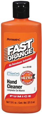 Fast Orange Pumice Hand Cleaner, 7.5-oz.