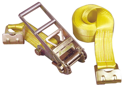 Ratchet Tie Down, 3-In. x 27-Ft.