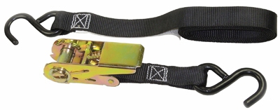 Ratchet Tie Down, 1-In. x 10-Ft.