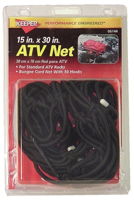 ATV/Motorcycle Cargo Net, 15-In. x 30-In.