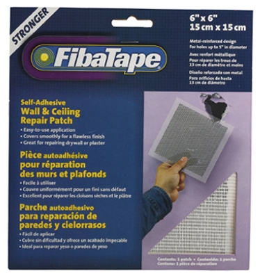 Wall & Ceiling Repair Patch, Perforated Aluminum, 6 x 6-In.