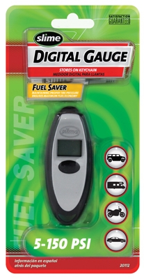 Tire Gauge, Mini, Digital, 5-150 PSI