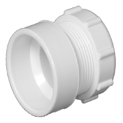 Plastic Pipe Fitting, DWV  Female Trap Adapter, Hub x Slip Joint Nut