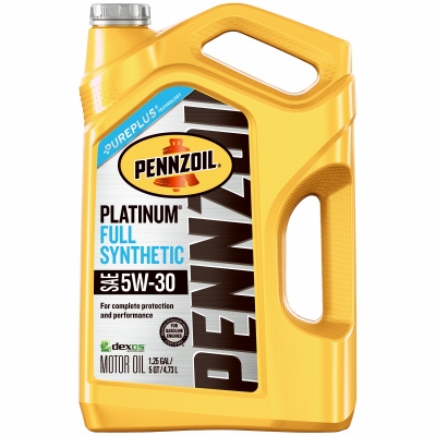 Platinum Motor Oil, Synthetic, 5W30, 5 Qts., Must Purchase In Quantities of 3
