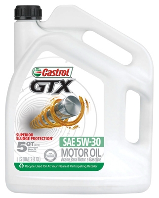 GTX Motor Oil, 5W30, 5.1-Qts.