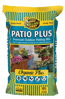 Patio Plus Outdoor Potting Soil, Organic, 1.5-Cu. Ft.