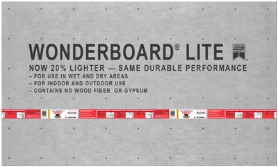 Wonderboard Lite, 3 x 5-Ft. x 7/16-In.