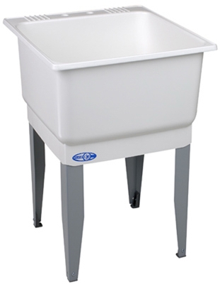 Laundry Tub, White, 23 x 25-In.