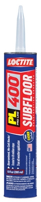 PL 400 Subfloor Adhesive, Heavy-Duty, 10-oz. Cartridge