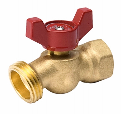 Hose Bibb, No-Kink, 1/2-In. FIP