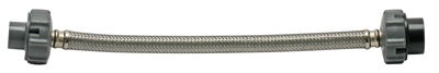 Faucet Supply Line Connector, Click Seal, 3/8 x 1/2 x 16-In.