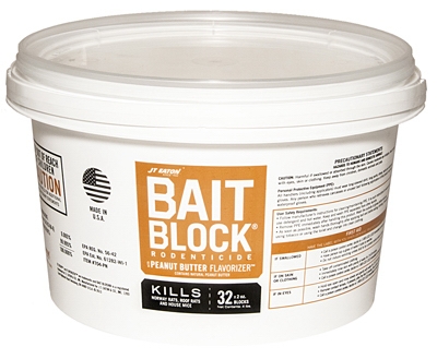 Rat & Mice Bait Blocks, Peanut Butter, 4-Lbs.