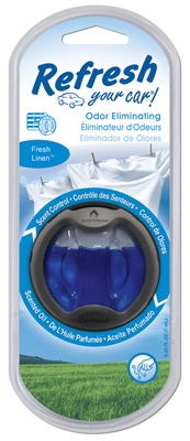 Car Scent Diffuser, Vent Clip, Fresh Linen Scent, 1.3 oz.