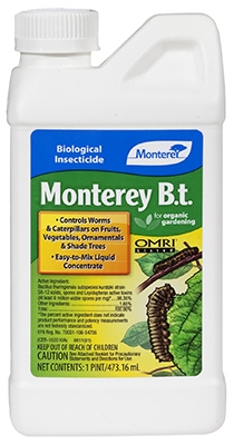 B.T. Biological Organic Insecticide, 1-Pt.