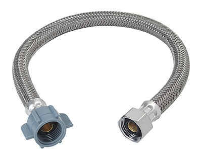 Faucet Water Supply Line, .5 IP x .5 IP x 12-In.