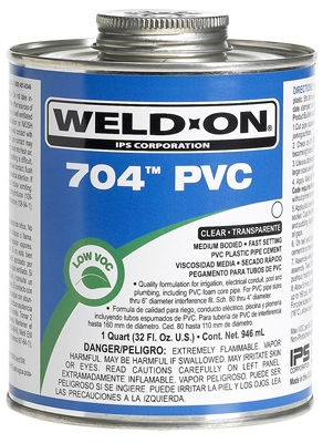 704 QT CLR PVC Cement