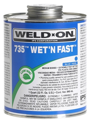 735 1/4PT BLU Cement