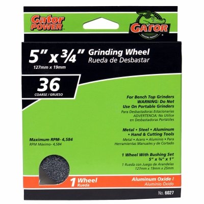 5 x .75 x 1-In. Coarse Grinding Wheel