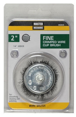2-Inch Fine Crimped Wire Cup Brush