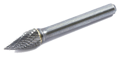 Tungsten Carbide Burr, 3/8-In., Tree Pointed, SG3