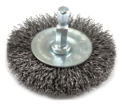 Crimped Wire Wheel, 2.5 x .25 x .012-In.