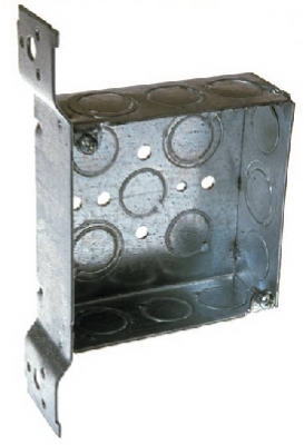 4 x 1-1/2-Inch Deep FM Bracket Square Box