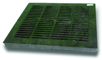 12-Inch Green Square Grate