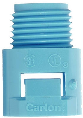 1/2-Inch ENT Blue Smurf Male Adapter
