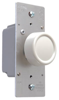 600-Watt Light Almond Single Pole Rotary Incandescent Dimmer