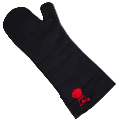 Barbecue Mitt, Black Cotton